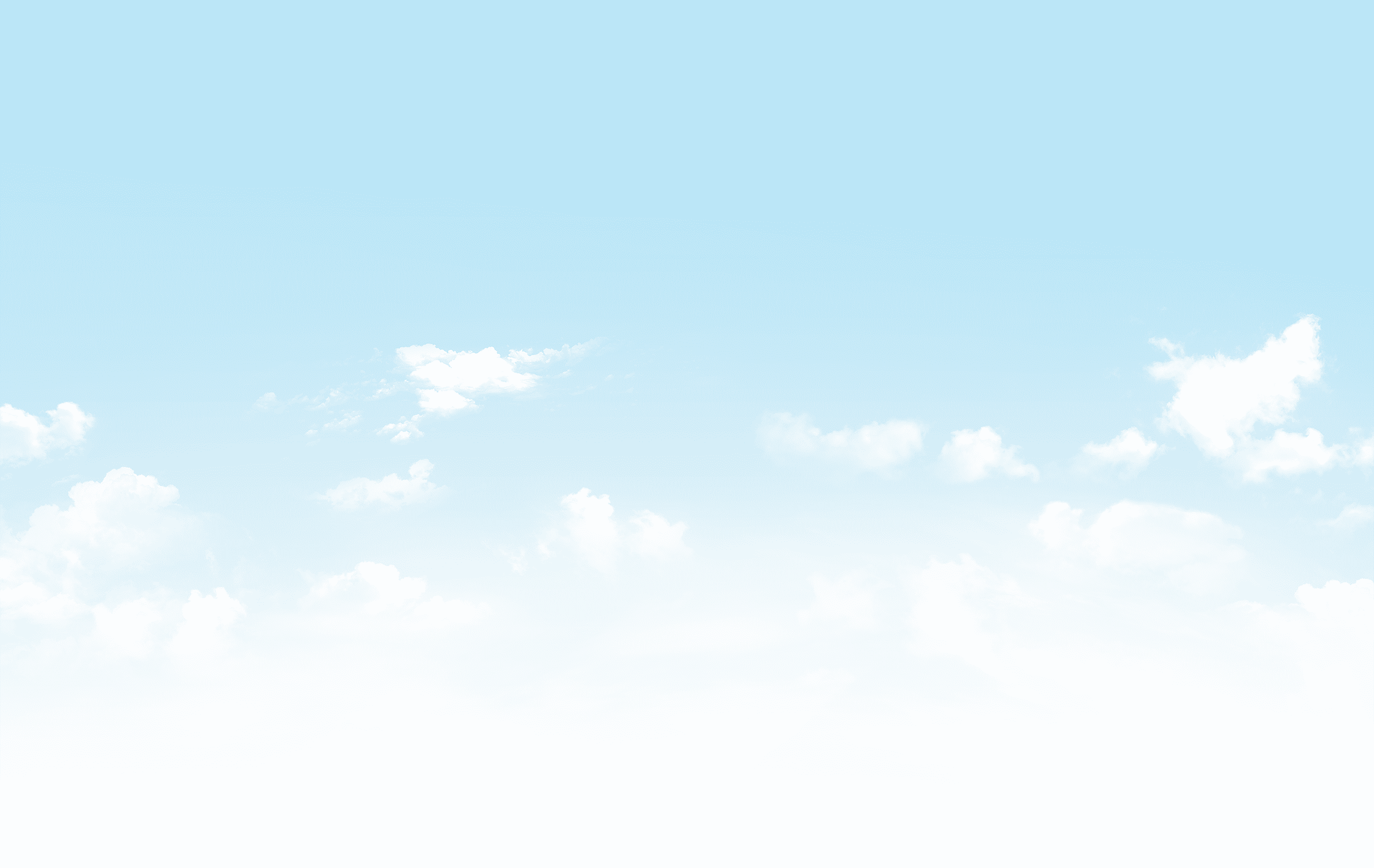 Cielo con nubes - fondo del hero